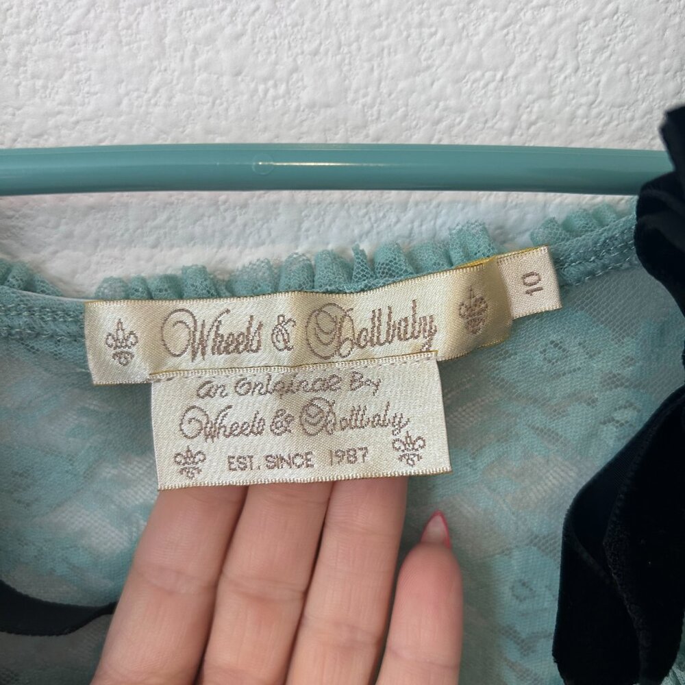 Wheels and Dollbaby Jewel bardot Top- Size Small - Picture 3 of 5